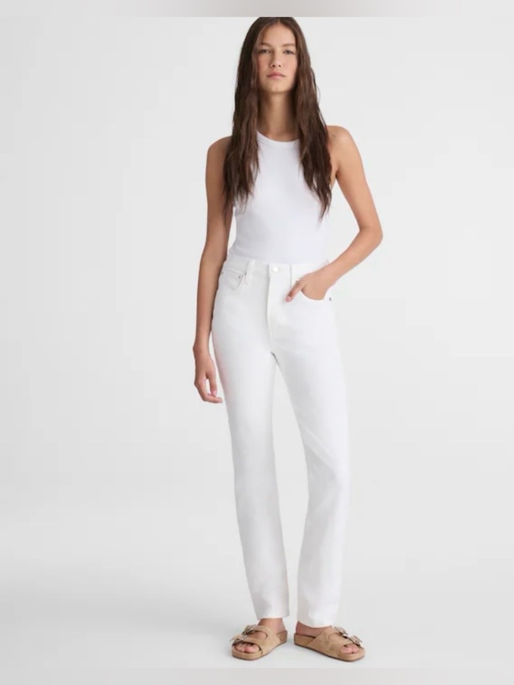 Madewell The Pencil Jean in Super Stretch Denim